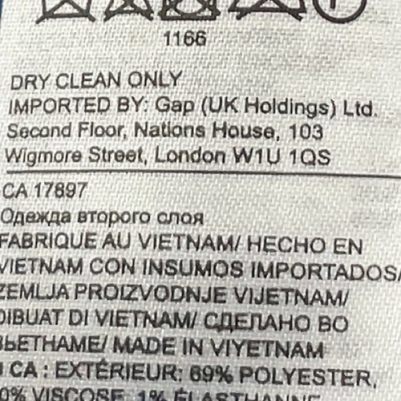 Banana Republic Stripe Knit Wrap Effect Dress Black White  Stripe Size 4 S NWT - Picture 8 of 9